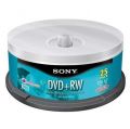 DVD+RW pino com 25 mdias - Sony